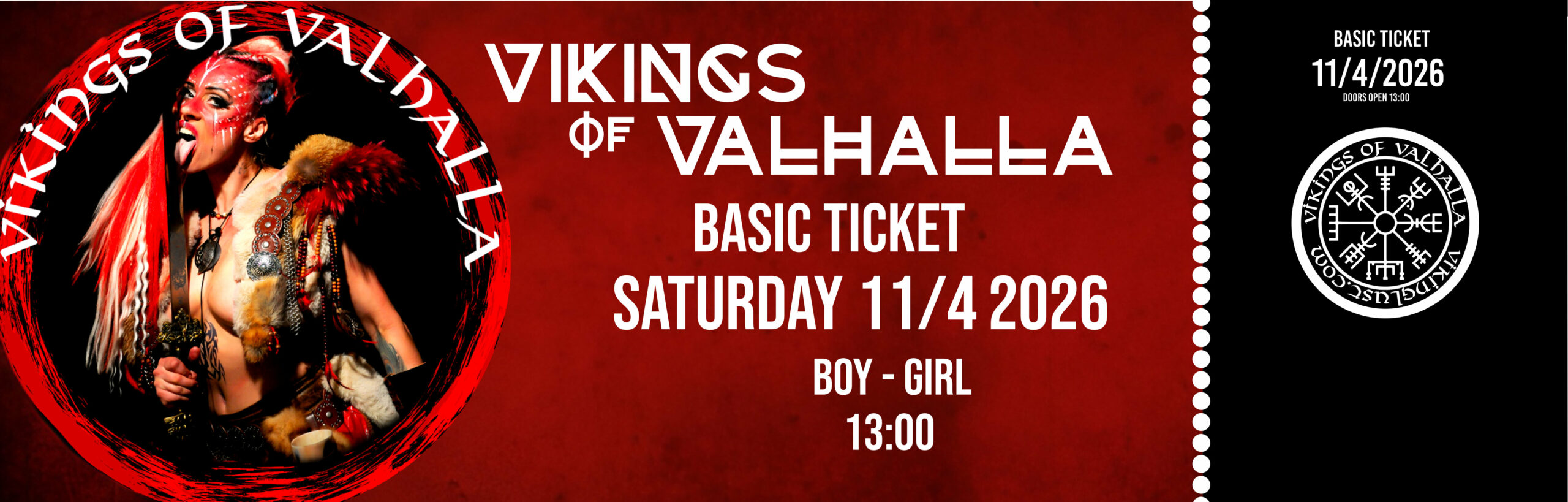 VIKING LUST ZONE: BASIC TICKET Saturday Boy - Girl erofest 2026